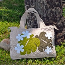 Nui Bag - Monstera Plumeria 2 Nui Bag - Monstera Plumeria 2